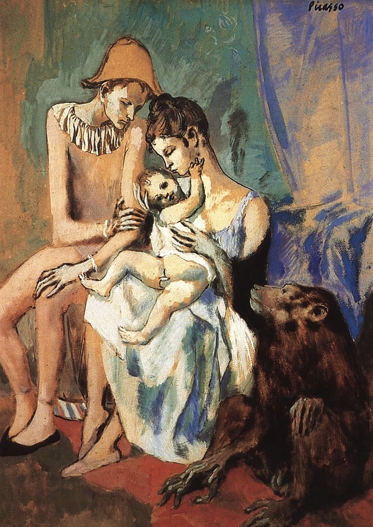 The Acrobat's Family with a Monkey, 1905 by Pablo Picasso