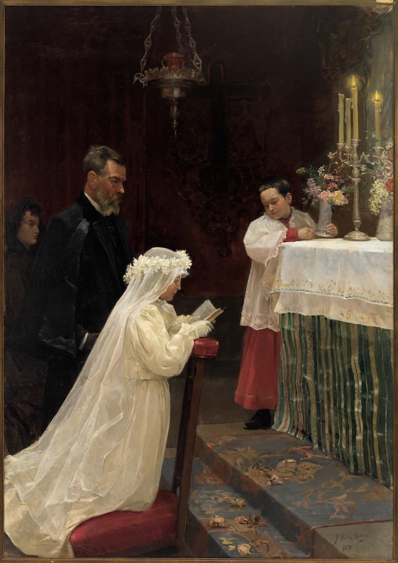 First Communion, 1896 by Pablo Picasso