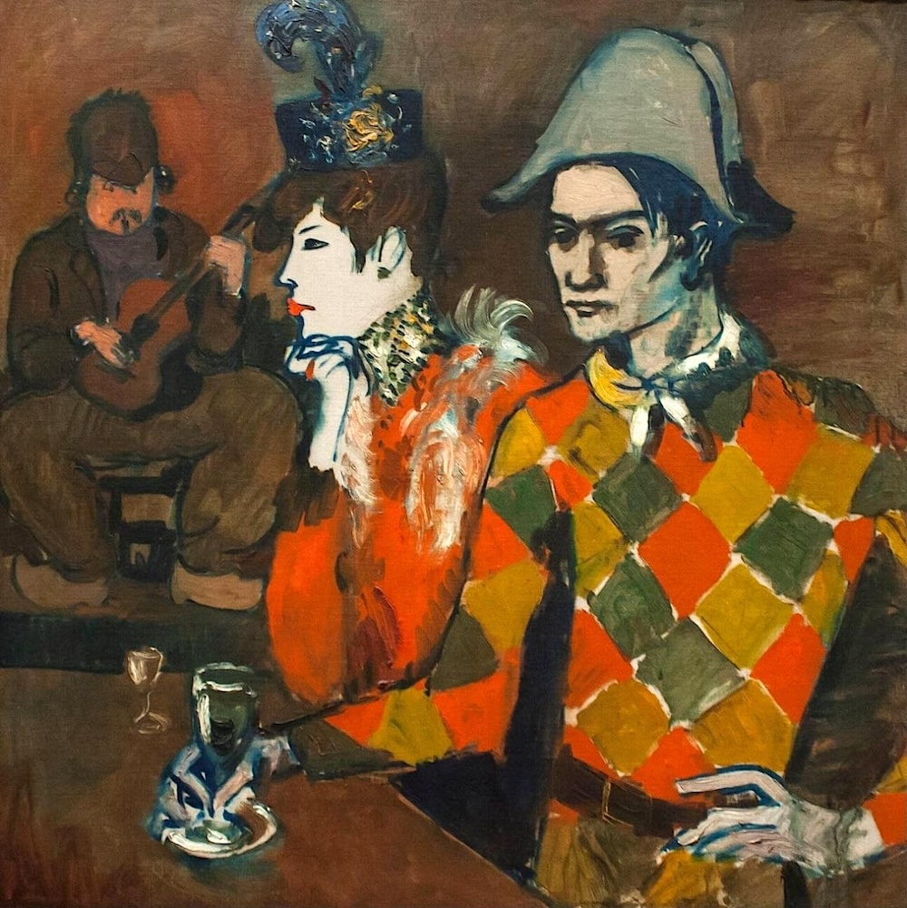 Harlequin with Glass, 1905 by Pablo Picasso