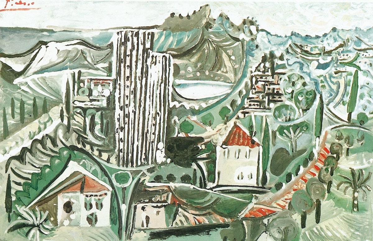Landscape Mougins, 1965 by Pablo Picasso