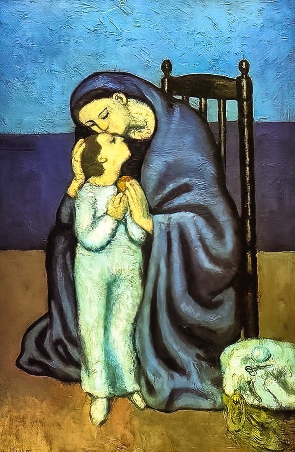Mother and Child, 1901 by Pablo Picasso
