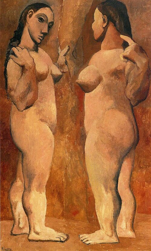 Two Nudes, 1906 by Picasso