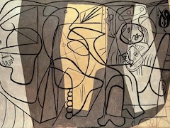Artist and His Model, 1926 by Pablo Picasso