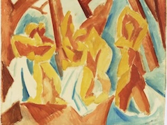 Bathers in a Forest, 1908 by Pablo Picasso