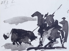 Bullfight Scene, 1960 by Pablo Picasso