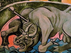 Dying Bull, 1934 by Pablo Picasso