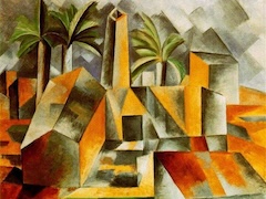 Factory at Horto de Ebro, 1909 by Pablo Picasso