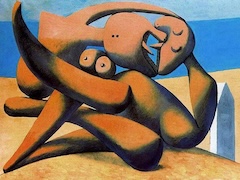 Figure At The Seaside, 1931 by Pablo Picasso