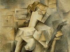Girl with a Mandolin, 1910 by Pablo Picasso