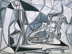 Goat's Skull, Bottle and Candle, 1952 by Pablo Picasso