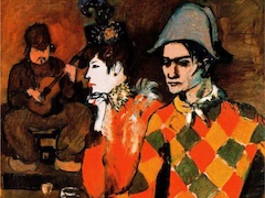 Harlequin with Glass, 1905 by Pablo Picasso