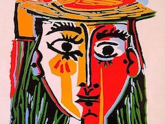 Head of a Woman in a Hat, 1962 by Pablo Picasso