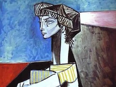Jacqueline Kneeling, 1954 by Picasso