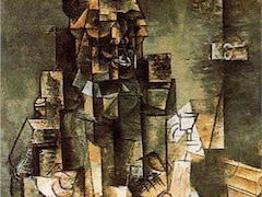 Man with a Guitar, 1911 by Pablo Picasso