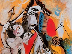 Musketeer and Amor, 1969  by Pablo Picasso