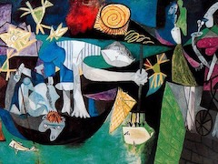 Night Fishing at Antibes, 1939 by Pablo Picasso