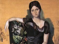 Olga in an Armchair, 1917 by Picasso