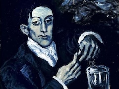 Portrait of Angel Fernández de Soto, 1903 by Pablo Picasso