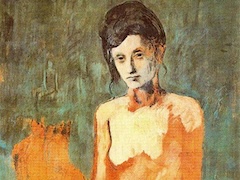 Seated Femal Nude by Pablo Picasso