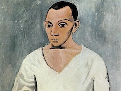 Self Portrait With Palette, 1906 by Picasso