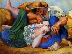 Sleeping Peasants, 1919 by Picasso