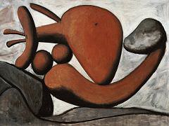 Woman Throwing a Stone, 1931 by Pablo Picasso