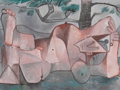 Woman under a Pine Tree 1955 by Pablo Picasso