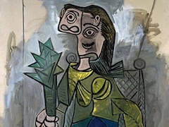 Woman with Artichoke, 1941  by Pablo Picasso